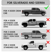 DURAFORCE For 99-07 Chevy Silverado GMC Sierra Crew Cab Corners & Inner Outer Rocker Panel
