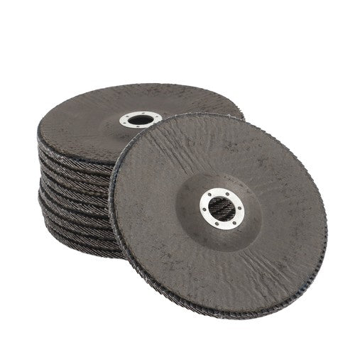 DURAFORCE 10 Pack Flap Disc 40 Grit 7" x 7/8" Type #29 Angle Grinder Grinding Wheel