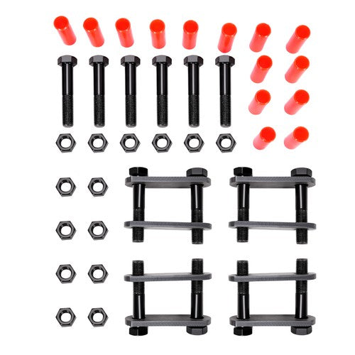 Heavy Duty Shackle Upgrade Kit for Tandem Axle Trailer Spring Suspension Rebuild