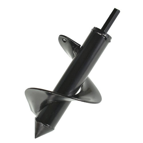 DURAFORCE Auger Drill Bit 3 in. x 7 in.Black Garden Plant Flower Bulb Rapid Planter Spiral