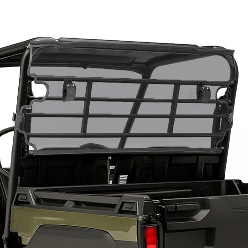 Scratch Resistant Window for Kawasaki Mule PRO MX 19 Up Smoke Rear Windshield