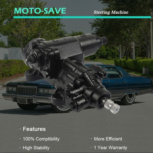 DURAFORCE For 61-76 Cadillac Fleetwood DeVille New Black Power Steering Gear Box 276502
