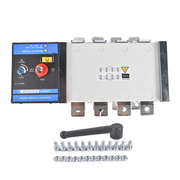 DURAFORCE Industrial Automatic Transfer Switch 4P 630A 110V or 220V Plastic Copper Steel