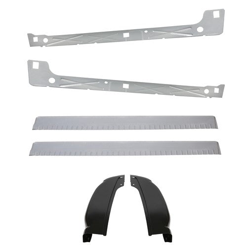Inner And Outer Rocker Panels With Cab Corners For 99-07 Chevy Silverado 4dr Ext Cab