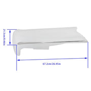 DURAFORCE Compatible For Ford F-150 2021-2023 Left Rear Bumper End Cap W/O Sensor Holes
