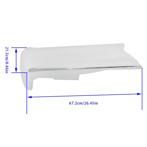 DURAFORCE Compatible For Ford F-150 2021-2023 Left Rear Bumper End Cap W/O Sensor Holes