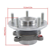 DURAFORCE 2pcs For Honda Civic 2016-2025 Insight 2019-2022 Rear Wheel Bearing Hub Assembly
