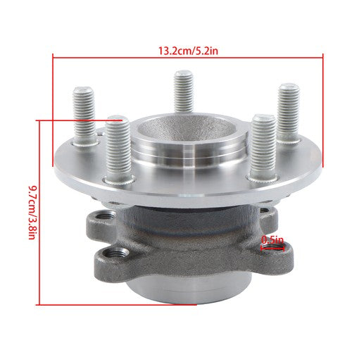 DURAFORCE 2pcs For Honda Civic 2016-2025 Insight 2019-2022 Rear Wheel Bearing Hub Assembly