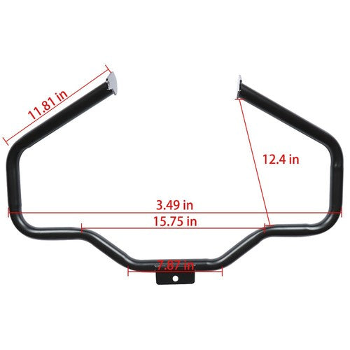 DURAFORCE For Softail Slim 2000-2017 Engine Guard Crash Bar Mustache Highway