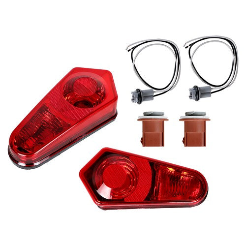 DURAFORCE Fit For Polaris ACE RZR Sportsman 2009-2022 1 Pair Tail Lights Lamps Left+Right