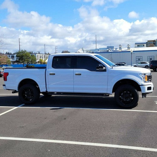 Gloss Black Top Half Mirror Door Handle Covers for 2015-2020 Ford F150 F-150