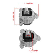 DURAFORCE 2PC Engine Motor Mount Set For BMW 528i 535i 640i 740i 740Li 2012-2016 AWD 3.0L