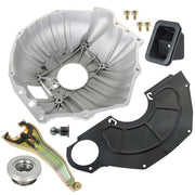 DURAFORCE Aluminium Bell Housing Kit & 11" Clutch Fork & Throwout Bearing &Cover For Chevy