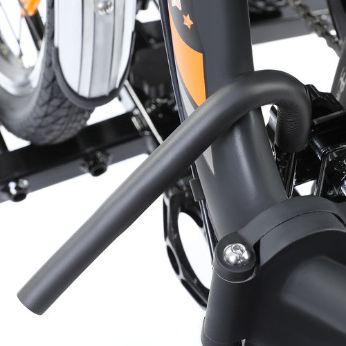 Foldable 2 Bike Floor Stand Hitch Mount Rack For Fat Tire Electric Bicycle