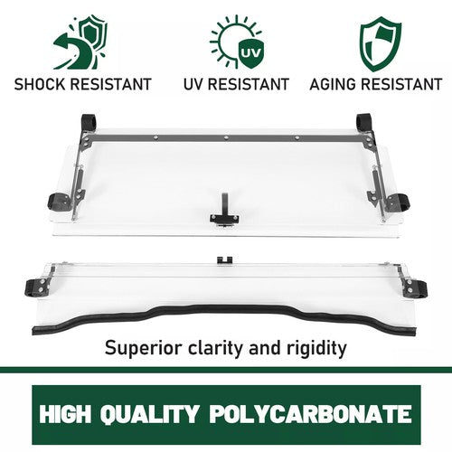 DURAFORCE For Honda Pioneer 1000 /1000-5 UTV Flip Windshield 2016-2025 w/Gas Spring