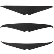 DURAFORCE Front Headlight Mean Mug Bezel Eyelid Eyebrow Trim For Harley Road Glide 2015-UP