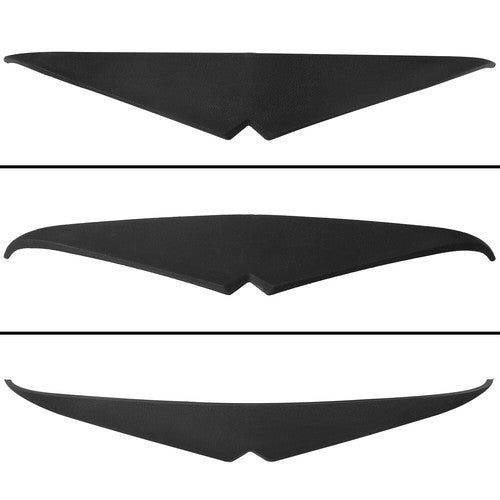 DURAFORCE Front Headlight Mean Mug Bezel Eyelid Eyebrow Trim For Harley Road Glide 2015-UP
