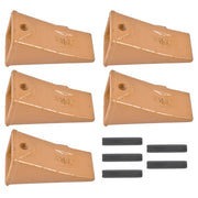 DURAFORCE X156 X156S Dirt Teeth Bucket Teeth/Tooth with P156 Roll Pins 5 PCS Alloy Steel