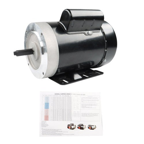 DURAFORCE Electric Motor 1/2HP 56C 1725RPM Single Phase TEFC 60HZ General Purpose Motor