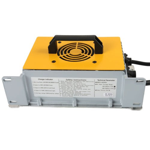 DURAFORCE 58.4V 30A Lithium Battery Charger Waterproof For EZGO Yamaha Club Car Golf Cart