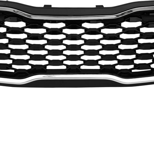 DURAFORCE Fit 2017-2018 Kia Forte Sedan LX SX Chrome Front Upper Grille Grill 86350B0010