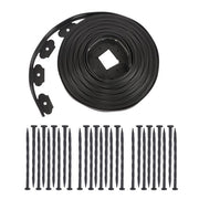 DURAFORCE L-shaped Landscape Edging Border Kit No-Dig Garden Edge Lawn Border 1.5" 60 FT