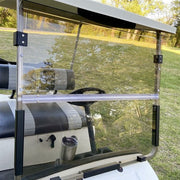 DURAFORCE Tinted Folding Windshield For 1995-03 Yamaha G14 G16 G19 Golf Cart Part PC Smoke