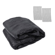 DURAFORCE 4FT by 25FT Heavy Duty Garden Privacy Fence Barrier Net With Zip Ties