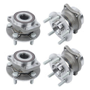 DURAFORCE For Subaru Outback 2010-2014 2pc Front + 2pc Rear Wheel Hub Bearing Assemblies