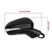 DURAFORCE For Ford Fusion 2015 2016 2017 Side View Mirror W/ Right Side FO1321544 12 Pins