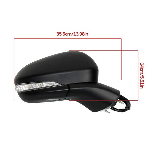 DURAFORCE For Ford Fusion 2015 2016 2017 Side View Mirror W/ Right Side FO1321544 12 Pins
