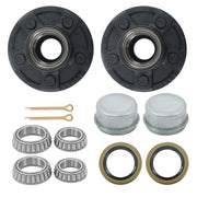 DURAFORCE NEW Sets of 2 5-Lug 4.5" Trailer Wheel Hub Kits For 3500 lb #84 Trailer Axles