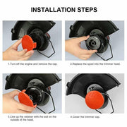 DURAFORCE New 6 Pack Replacement For BLACK+DECKER AF-100-3ZP 30ft 0 .065" Trimmer Spool