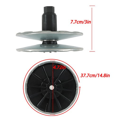 DURAFORCE MIA12482 Transmission Variator Pulley Fit For John Deere D105 E100 X105 X106 New