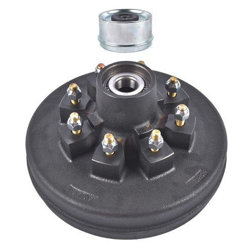 DURAFORCE Trailer Brake Hub Drum Kit w/ Bearing 008-219-04 for 7000 lbs Axles 12" x 2" New