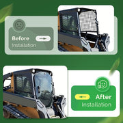 DURAFORCE For #T312628 John Deere Skid Steer & Track Loader 323D 323E 333D 333E Door Glass