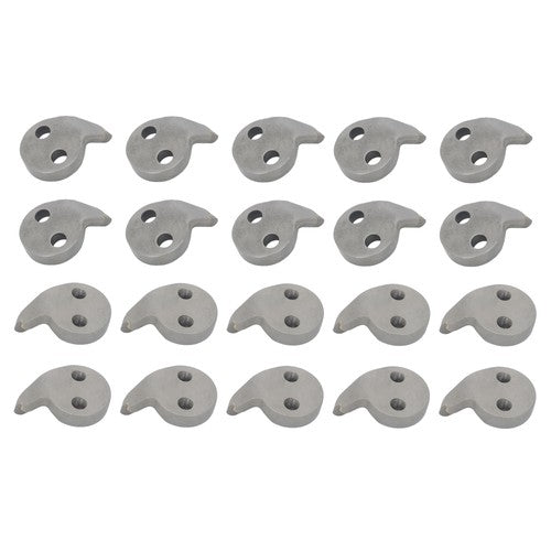 DURAFORCE 20 pack Stump Grinder Teeth for Rayco Super Tooth 2933C and 2933T