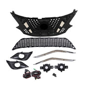 DURAFORCE 8pcs For Nissan Murano 2015-2018 Front Grill Bumper Trim Molding+Foglights Set