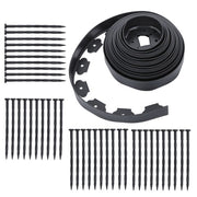 DURAFORCE Lawn Border L-shaped Lawn Garden Edging Kit 40FT With 40Pcs Anchoring Spikes
