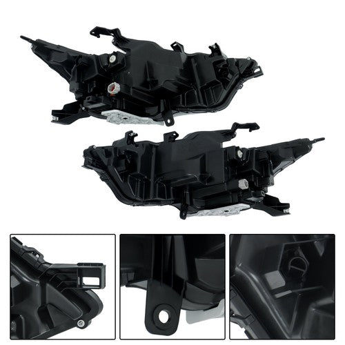 DURAFORCE Fit For Nissan Maxima 2019 2020 2021 Front LED 1 Pair Headlights Assembly Set