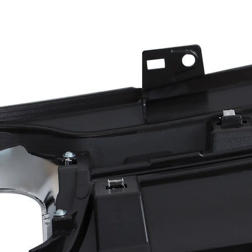 DURAFORCE Front Upper Grille Bumper Grill Chrome Headlight Eyelid For 18-21 Honda Odyssey