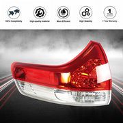 DURAFORCE Driver LH Side Outer Tail Light Lamp Replace Halogen For 2011-2014 Toyota Sienna