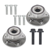 DURAFORCE 2Pc Front or Rear Wheel Hubs Bearing Assembly For Audi A3 Q3 S3 VW Jetta Golf