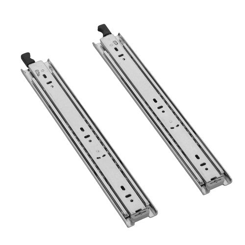 DURAFORCE 1 Pair 14 Inch Locking Drawer Slides Full Extension & Lock 150lbs Capacity