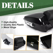 DURAFORCE Razor Trunk Pack Backrest Mount Rack For Harley Touring Road King 1997-2008