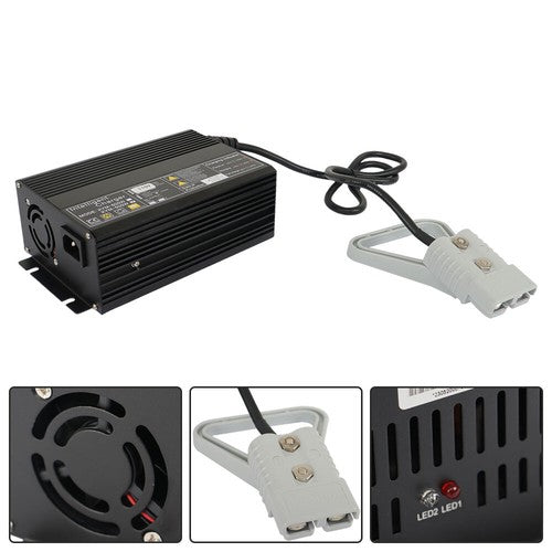DURAFORCE 24V Floor Scrubber, Pallet Jack Battery Charger w/ 175A Rating SB175 Connector
