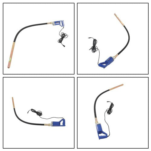 DURAFORCE US Hand Held Concrete Vibrator Electric Vibrator With 6.6 Ft Long Shaft Concrete