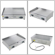 DURAFORCE 30 Inch Commercial Electric Griddle 3000W Countertop Flat Top Grill 122℉-572℉