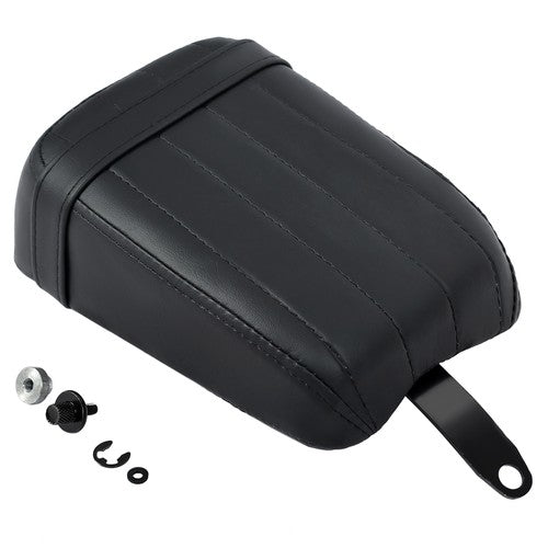 Black Rear Passenger Seat Pillion For Harley Softail FXST Street Bob FXBB 18 23