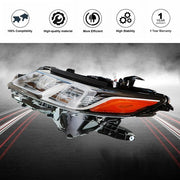 DURAFORCE For Toyota Camry L/Le/Se 2018-2019 Headlight Lamp Black Housing Driver Left Side